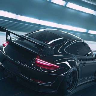 Porsche black iPhone wallpaper