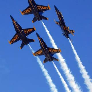 Blue Angels iPhone wallpaper