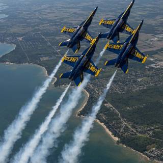 Blue Angels iPhone wallpaper