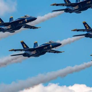 Blue Angels iPhone wallpaper