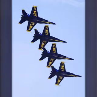 Blue Angels iPhone wallpaper