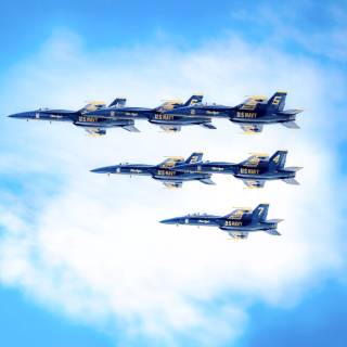 Blue Angels iPhone wallpaper
