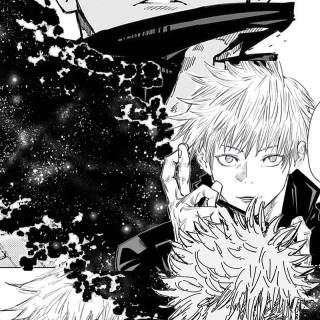 Gojo manga iPhone wallpaper