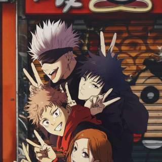 Gojo manga iPhone wallpaper