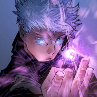 Gojo manga iPhone wallpaper