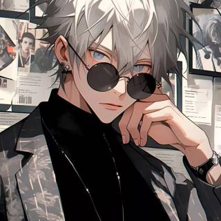 Gojo manga iPhone wallpaper