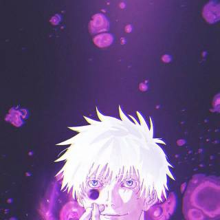 Gojo manga iPhone wallpaper