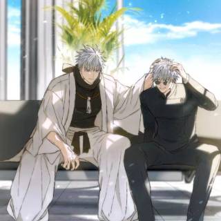 Gojo manga iPhone wallpaper