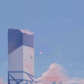 Aesthetic anime scenery phone wallpaper
