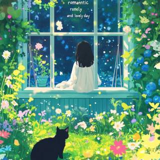 Aesthetic anime scenery phone wallpaper