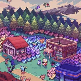 Pokémon pixel phone wallpaper