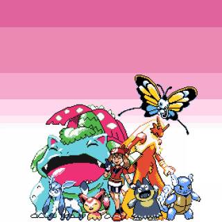Pokémon pixel phone wallpaper
