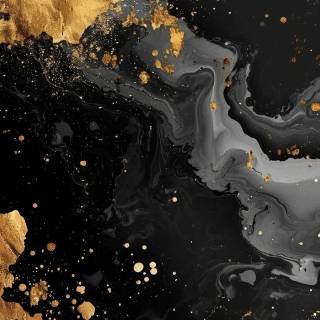 Black gold phone wallpaper