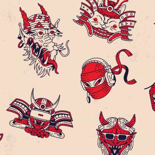 Red Playstation aesthetic wallpaper