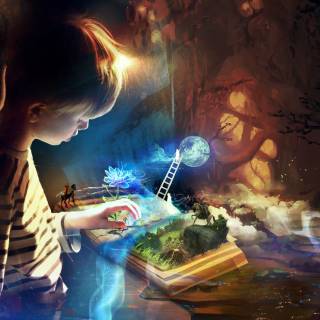 Reading 4k wallpaper