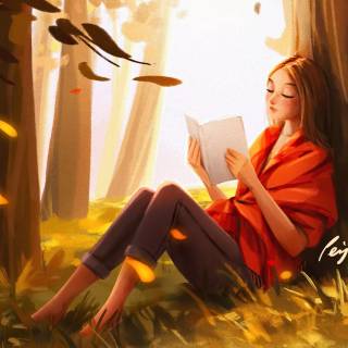 Reading 4k wallpaper