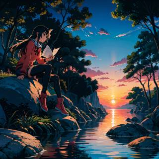 Reading 4k wallpaper