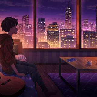 Study lofi 4k wallpaper