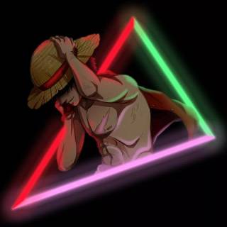 Neon anime mobile wallpaper