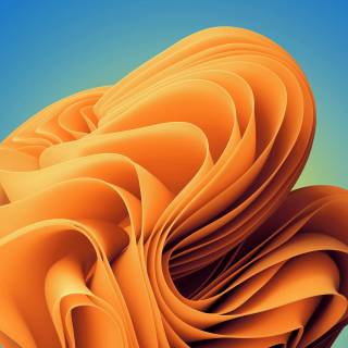 Orange desktop 4k wallpaper