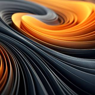 Orange desktop 4k wallpaper