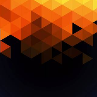 Orange desktop 4k wallpaper