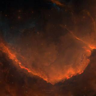 Orange desktop 4k wallpaper