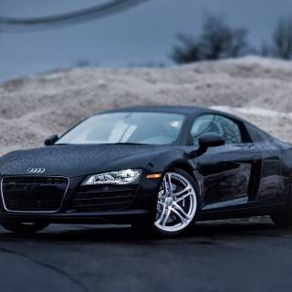 Rainy car 4k wallpaper