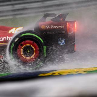 Rainy car 4k wallpaper