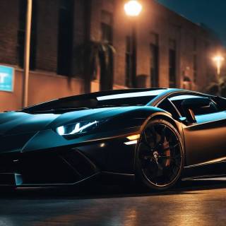 Rainy car 4k wallpaper