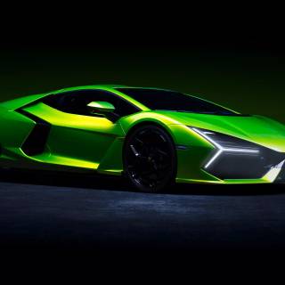 Green cars 4k wallpaper