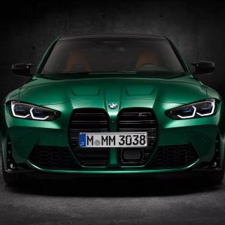 Green cars 4k wallpaper