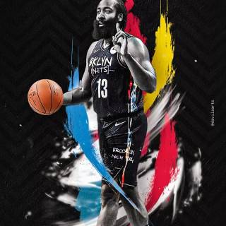 Lebron James and James Harden wallpaper