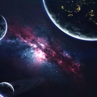 Space planet 4k wallpaper