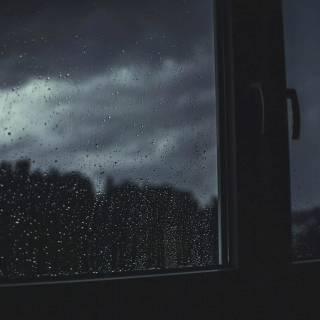 Dark rain 4k wallpaper