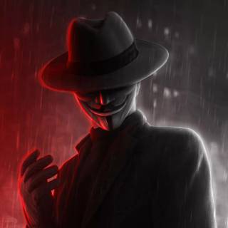 Dark rain 4k wallpaper