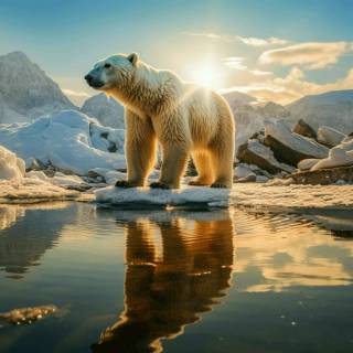 4k polar bear wallpaper