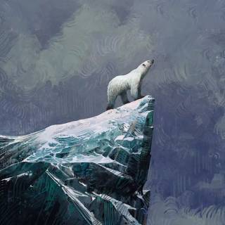 Polar bear iPhone wallpaper