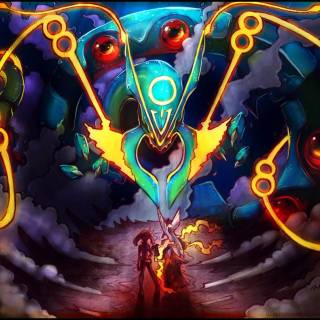 Black Rayquaza wallpaper