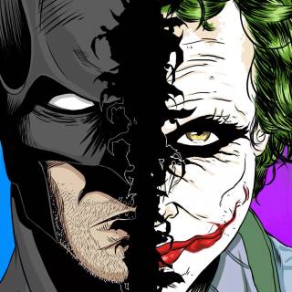 Batman Joker iPhone wallpaper