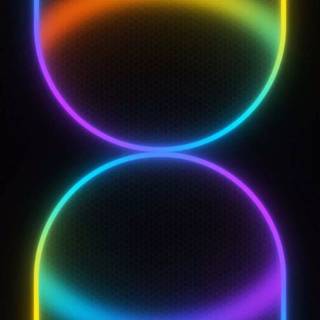 Neon iPhone 15 wallpaper