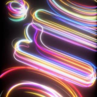 Neon iPhone 15 wallpaper