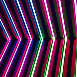 Neon iPhone 15 wallpaper