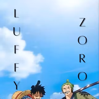 Luffy and Zoro iPhone wallpaper