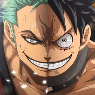 Luffy and Zoro iPhone wallpaper