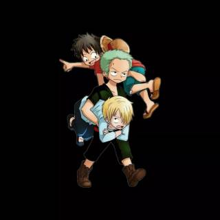 Luffy and Zoro iPhone wallpaper