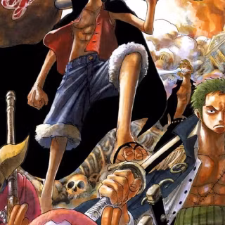 Luffy and Zoro iPhone wallpaper