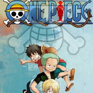 Luffy and Zoro iPhone wallpaper