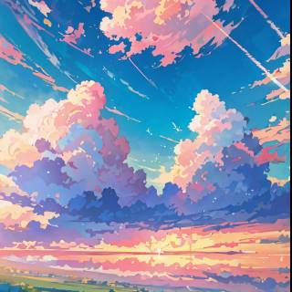 Nature anime phone wallpaper