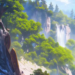 Nature anime phone wallpaper